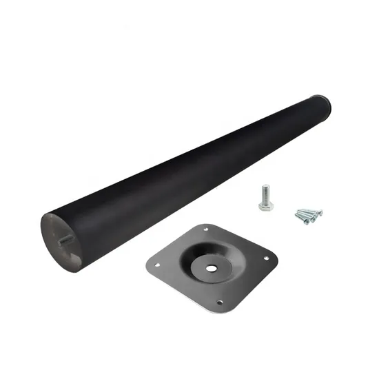 Pata de mueble Pata de mesa de comedor redonda de metal