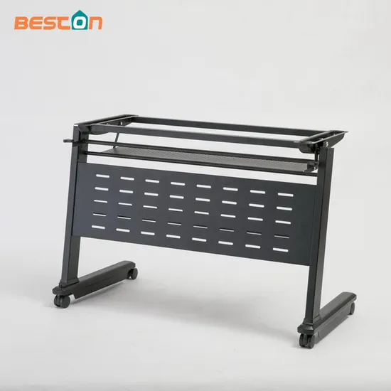 Marco de mesa plegable de metal ajustable de alta calidad con salida de fábrica