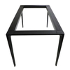 Muebles Oficina Comedor Escritorio Metal industrial Aleación de aluminio Vidrio Mármol Patas de mesa