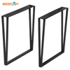 Patas de mesa de acero para muebles en forma de U, patas de mesa de metal