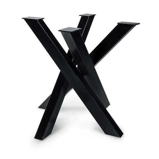 Muebles resistentes, escritorio de comedor de oficina, café de acero, patas de mesa de araña de Metal