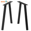 Pata de mesa de comedor de metal industrial de hierro forjado de nuevo estilo
