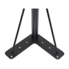 Muebles de comedor de metal, patas de escritorio, banco de oficina, patas de mesa auxiliar