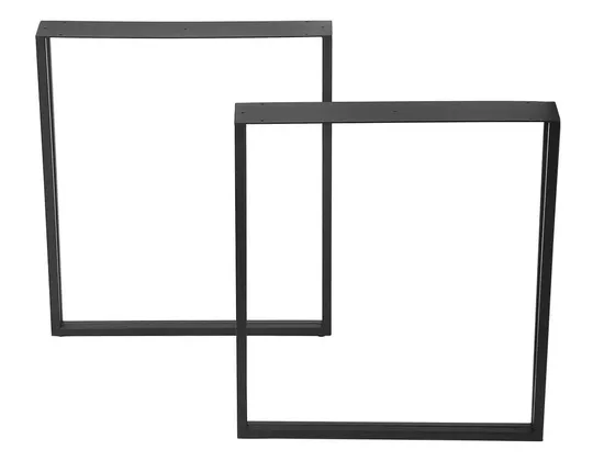 Patas de mesa de acero para muebles en forma de U, patas de mesa de metal