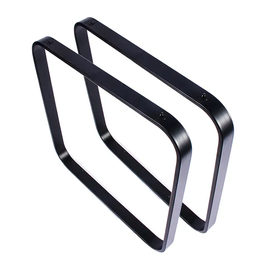 Patas de mesa en forma de U de café de hierro y metal de acero cuadrado de muebles estándar del fabricante