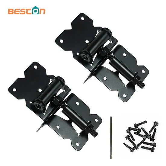 Bisagras para cercas de metal galvanizado de alta resistencia, directas de fábrica: hardware profesional para exteriores