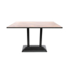 Patas de mesa de café y Pub de hierro, base de pedestal única, 2 patas