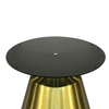 Nuevas patas de mesa de comedor de moda, Base de mesa de restaurante cepillada de acero inoxidable