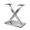 Personalizado con base de mesa de acero moderna Shape X de alta calidad para la venta