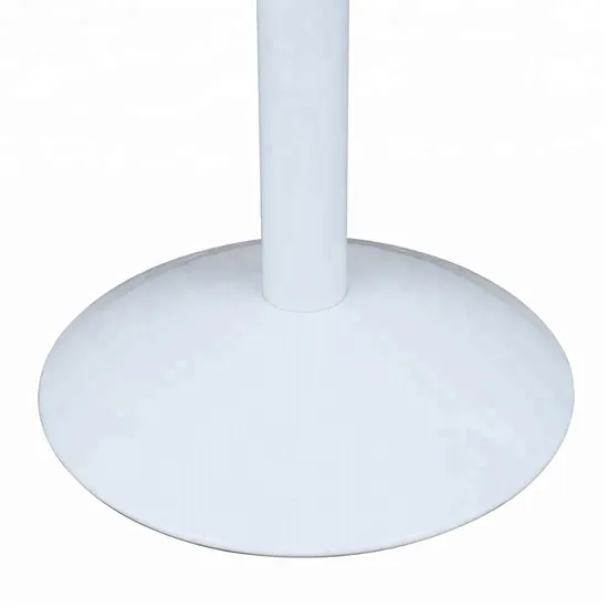 Base de mesa de centro de comedor de hierro blanco adornado vendedora caliente