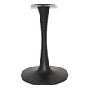 Base de mesa tipo tulipán para material de hierro duradero y recubrimiento en polvo blanco
