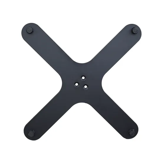 Patas de mesa de oficina con base de mesa de comedor de restaurante de hierro de diseño negro clásico de metal
