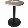 Base de mesa redonda de comedor de mármol con manivela de hierro fundido antiguo barato