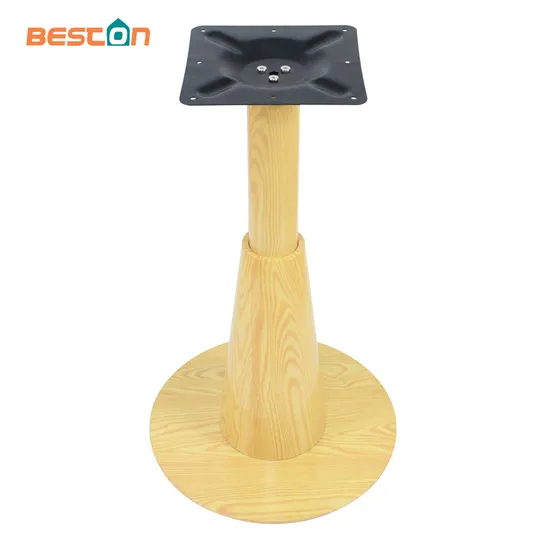 Patas de mesa de restaurante, muebles industriales redondos de color madera, 28 pulgadas, para ventas