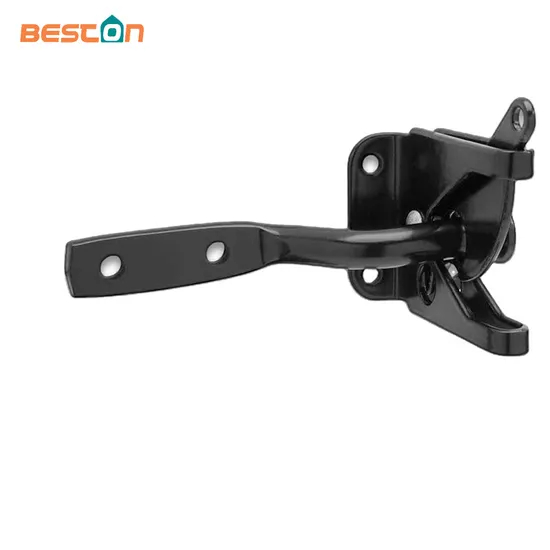 Pestillo de puerta pequeño con bloqueo automático para puertas de madera - Hardware de metal duradero