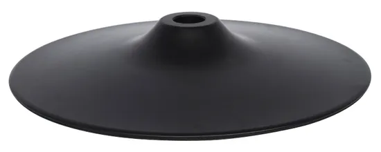 Patas de mesa de tulipán de hierro recubiertas de polvo de metal negro personalizadas para uso en interiores