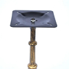 Pata de mesa de centro de hierro fundido de bronce con garra de tigre decorada