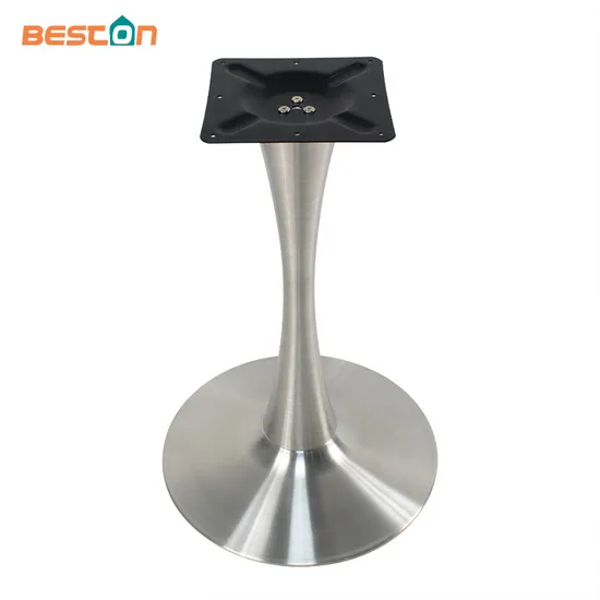 Bases de mesa de acero inoxidable Pata de mesa tipo tulipán para mesa de mármol