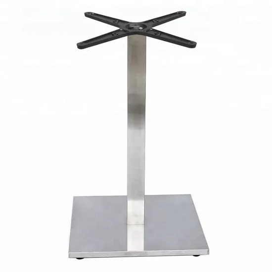 Nuevo diseño de muebles Cafe Base de mesa de comedor cuadrada