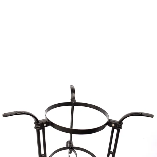 Patas de mesa de hierro fundido Wourght ornamentales antiguas para mesa de comedor de restaurante