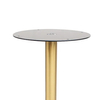 Nuevo diseño de base de mesa de tulipán de rayita dorada de titanio para mesa de comedor