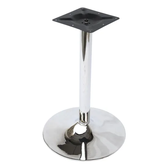 Base pulida de la mesa de comedor de los Ss del grado de las patas 304# de la tabla del acero inoxidable