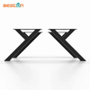MID Century Farmhouse Y Base de metal para muebles de madera Patas de mesa de acero