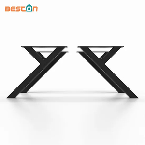 MID Century Farmhouse Y Base de metal para muebles de madera Patas de mesa de acero