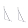 Soportes de soporte de pared Estante flotante Soporte triangular de metal reforzado con acero de un solo lado