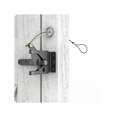 Pestillos para valla de puerta de jardín, accesorios de bloqueo de montaje en poste de valla de vinilo y madera