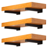 4 cajas de soportes para estanterías recargados de 30 cm de grosor
