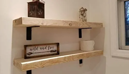 Soporte de estante recto en forma de L de 90 grados