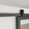 Puerta corrediza interior con marco de acero 15 Lite, sistema de puerta corrediza de estilo francés al por mayor