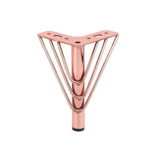 Patas de sofá ajustables de metal moderno: 12-18 cm de altura, patas de muebles elegantes para sofá y sillón