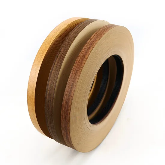 Perfil de tira de cantos coextruido de PVC de plástico brillante