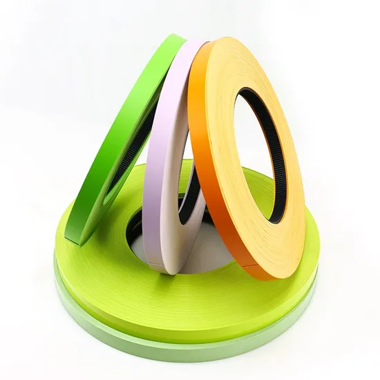 Accesorios para muebles Cinta de borde Plástico flexible decorativo Bandas de borde de PVC duotono 3D