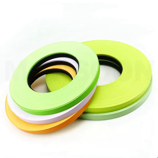Cinta resistente de la silla de las tiras de los muebles de la banda de borde del PVC/bandas de borde plásticas planas