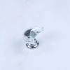Manija de cajón de cristal, manijas de perilla de puerta de cristal de aleación de zinc