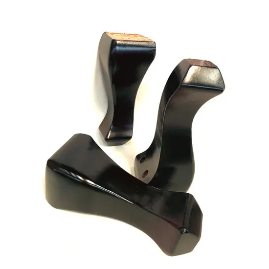 Patas de repuesto de patas de tigre de madera maciza de nuevo diseño para sofá, silla y gabinete