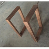 Patas de mesa de madera maciza sin terminar para mesas con tapa de mármol para exteriores