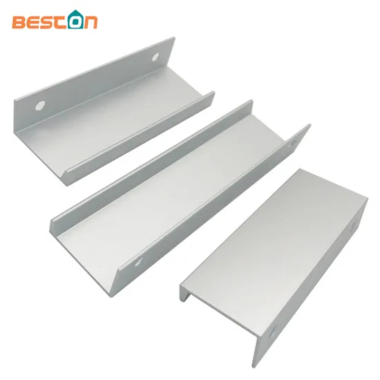 Manija extendida del sello del borde de la puerta del gabinete del cajón de perforación libre de la aleación de aluminio