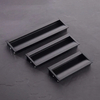 Tiradores empotrados para armarios, tiradores de aluminio para dormitorio, cocina, color negro mate