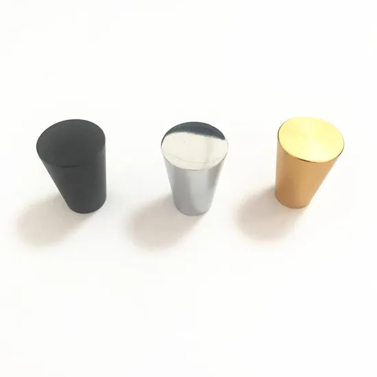 Perilla de tirador de cajón, herrajes de cocina, muebles macizos, cromado, negro mate y latón dorado