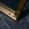 Perfiles de extrusión de aluminio deslizantes para guardarropa Tock para gabinetes de cocina, marco de puerta de armario