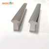 Tirador de aluminio cromado champán para cajón de armario de cocina