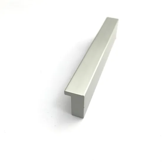 Accesorios para muebles Hardware Matt Black Aluminio Gabinete Cajón Tirador