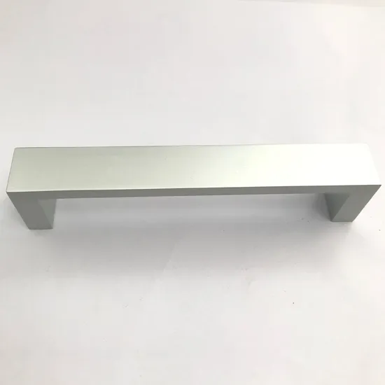Muebles que encajan la manija cuadrada del gabinete de cocina del oro rosa de aluminio de la muestra moderna