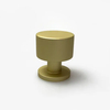 Manija del armario del gabinete de cocina de la barra T del oro mate de la aleación de aluminio