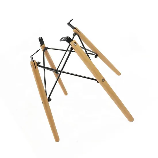 Base de silla de madera duradera directa de fábrica con marco y patas de madera maciza de haya