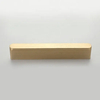 Herrajes para muebles, tirador de aluminio macizo, tiradores modernos para cajones, color negro y dorado